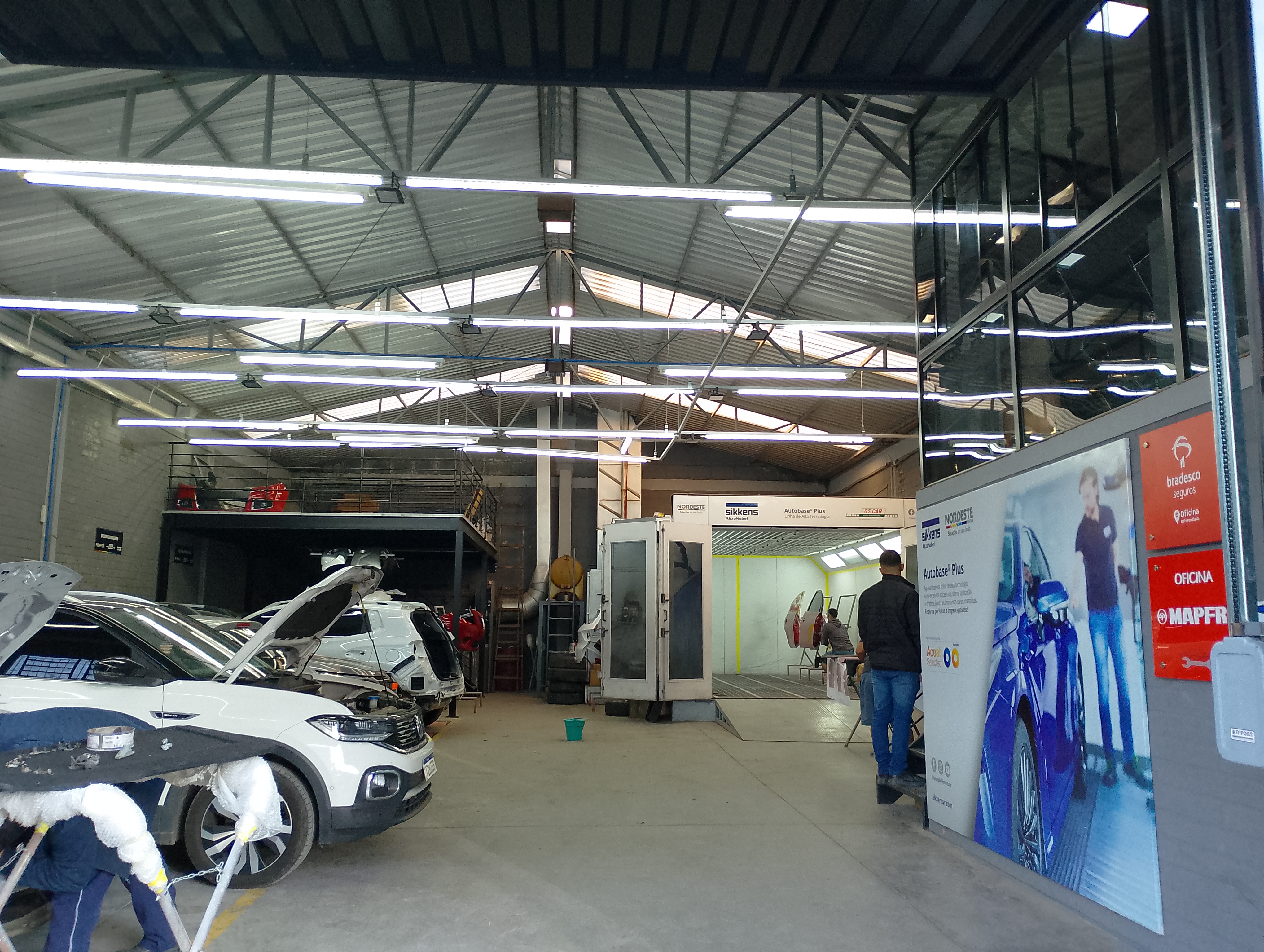 Vista geral da área produtiva