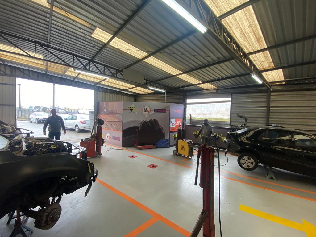 Vista geral da área produtiva