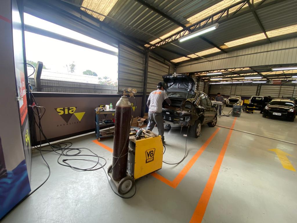 Piso da área produtiva