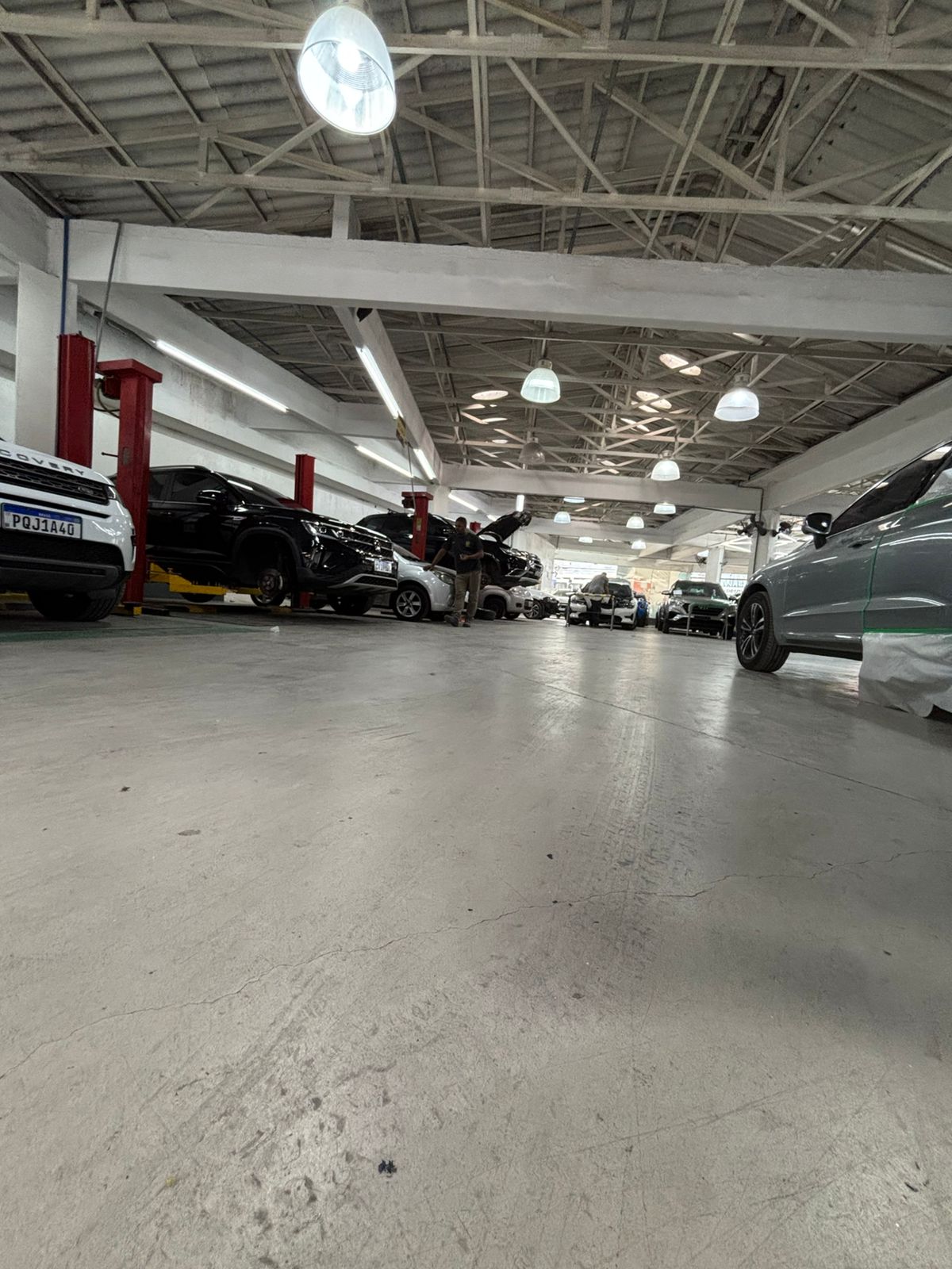 Piso da área produtiva