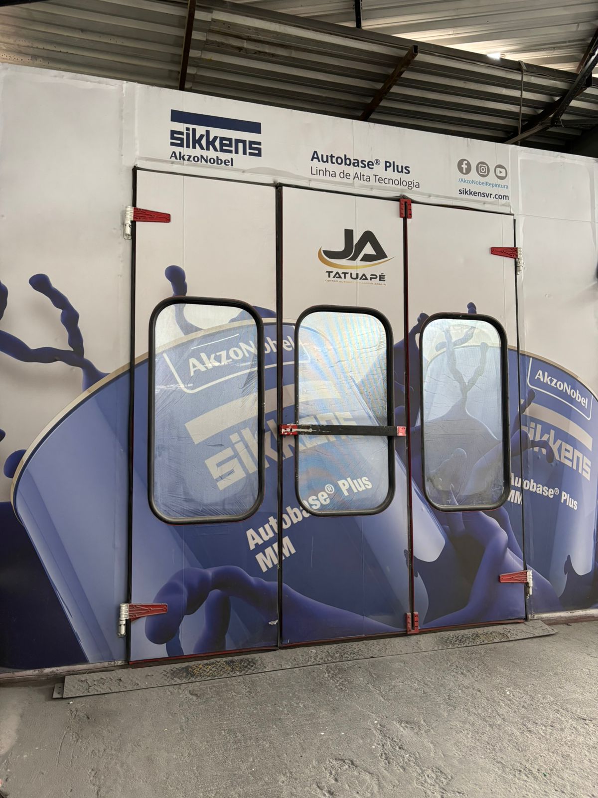 Cabine de pintura externa