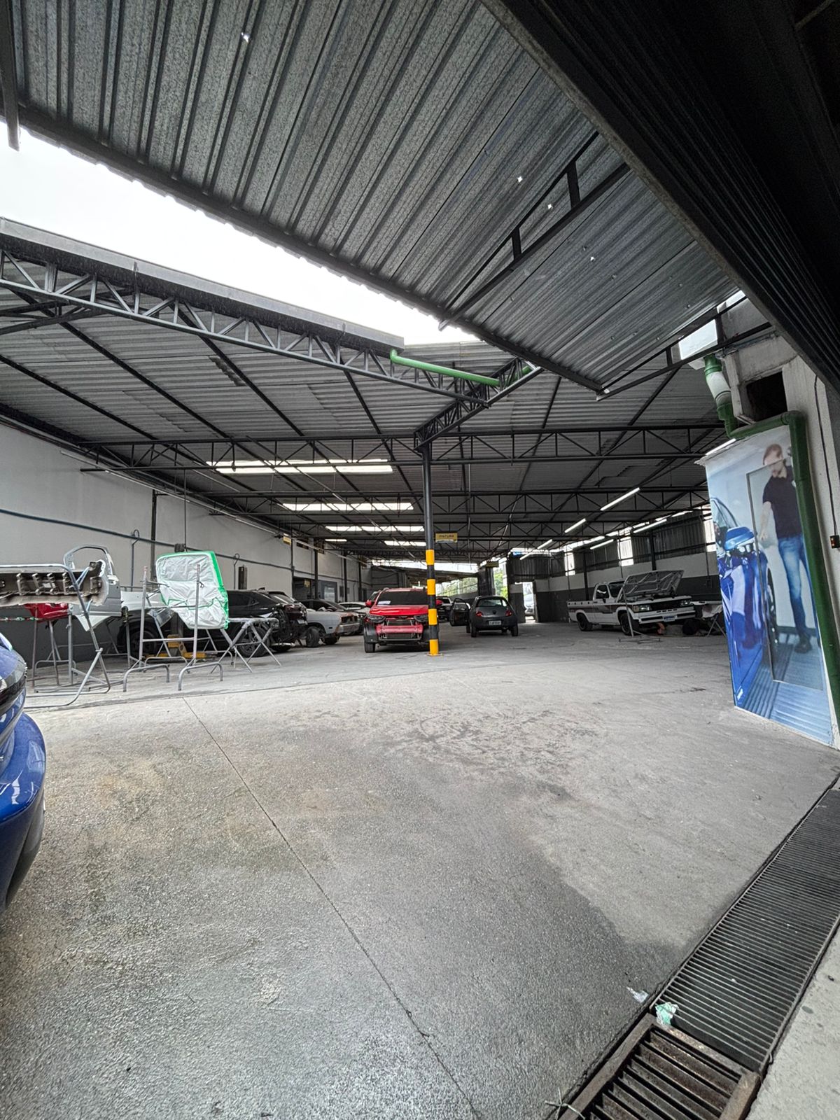 Área para box rápido