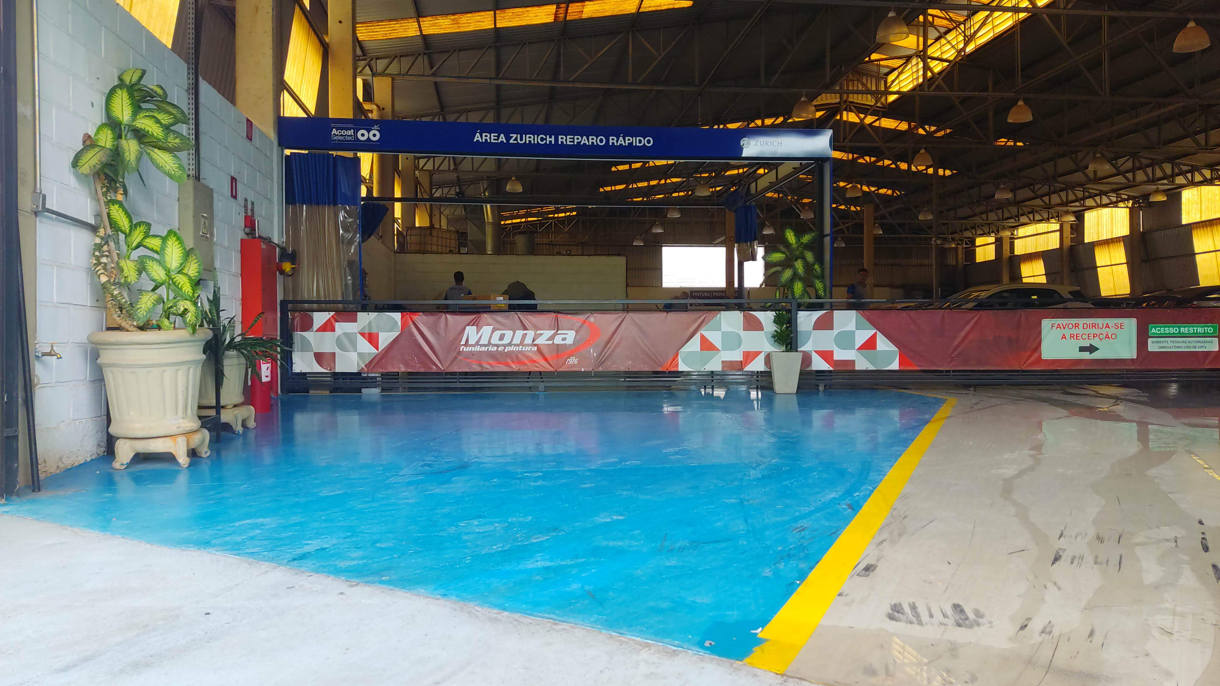 Recepção dos veículos