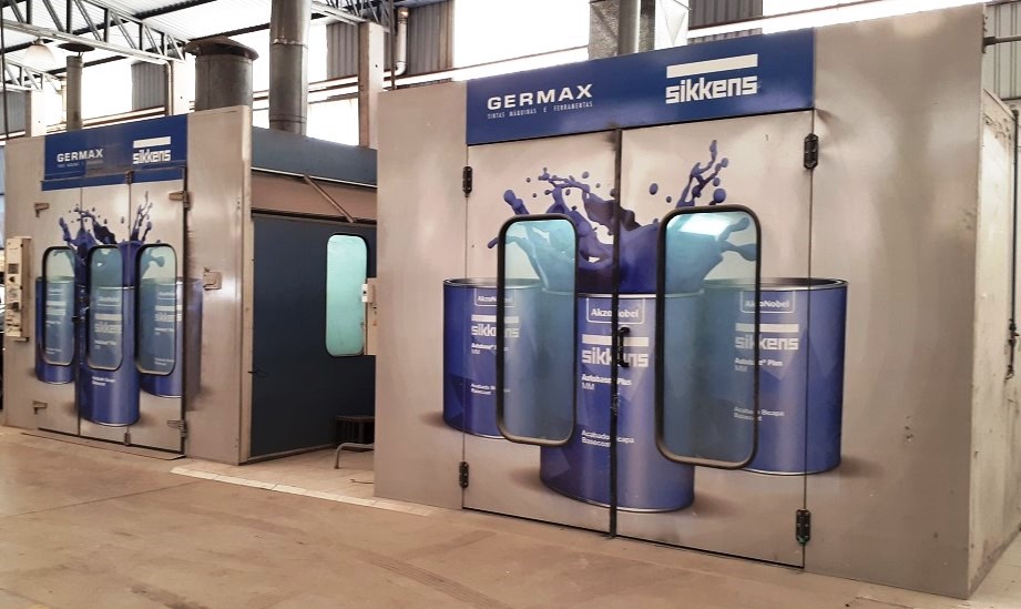 Cabine de pintura externa