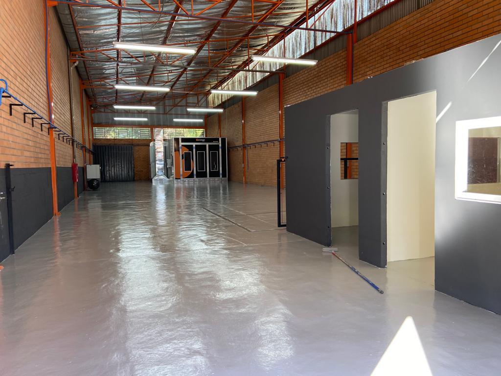 Vista geral da área produtiva