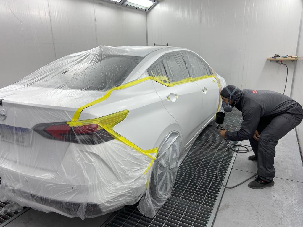 Cabine de pintura interna