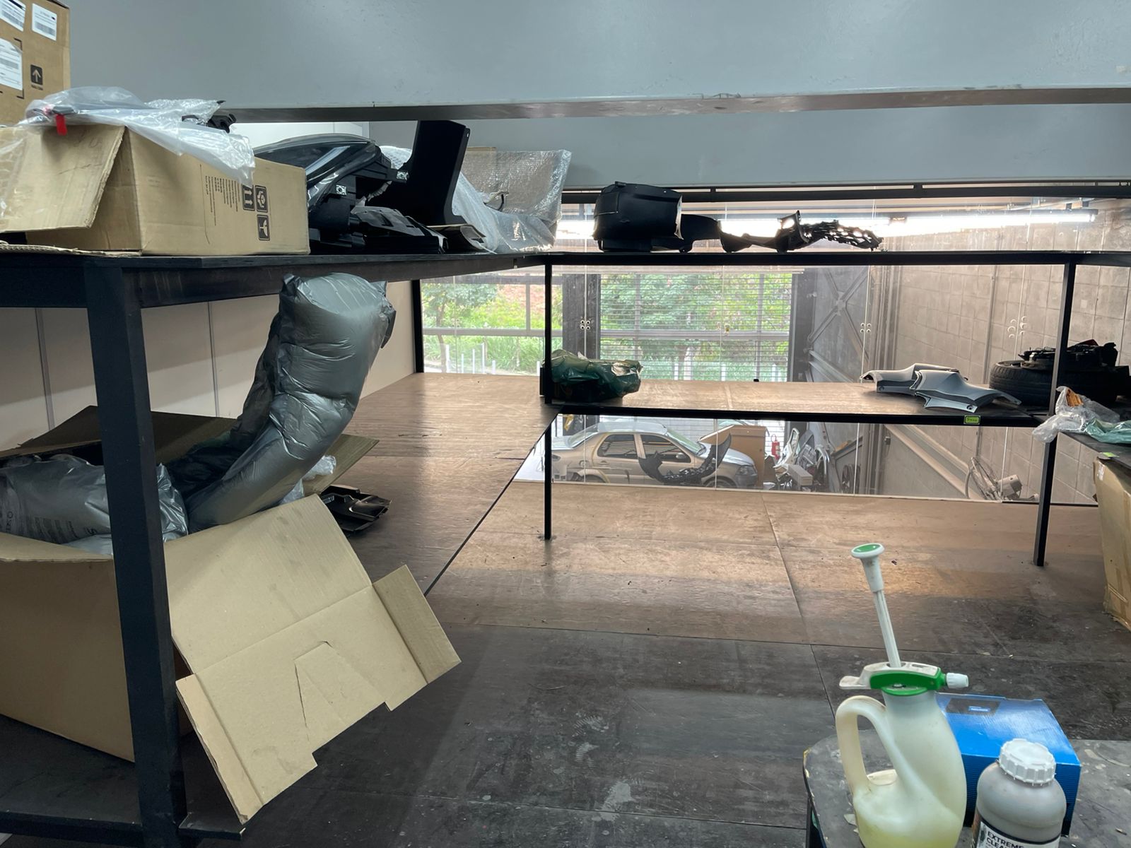 Armazenamento de peças