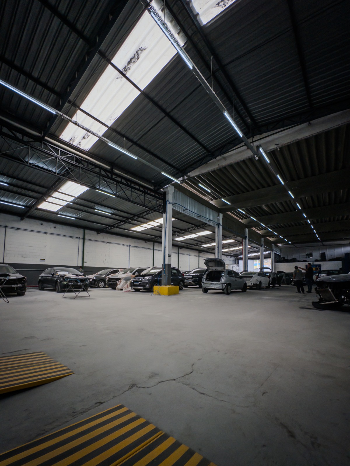 Vista geral da área produtiva