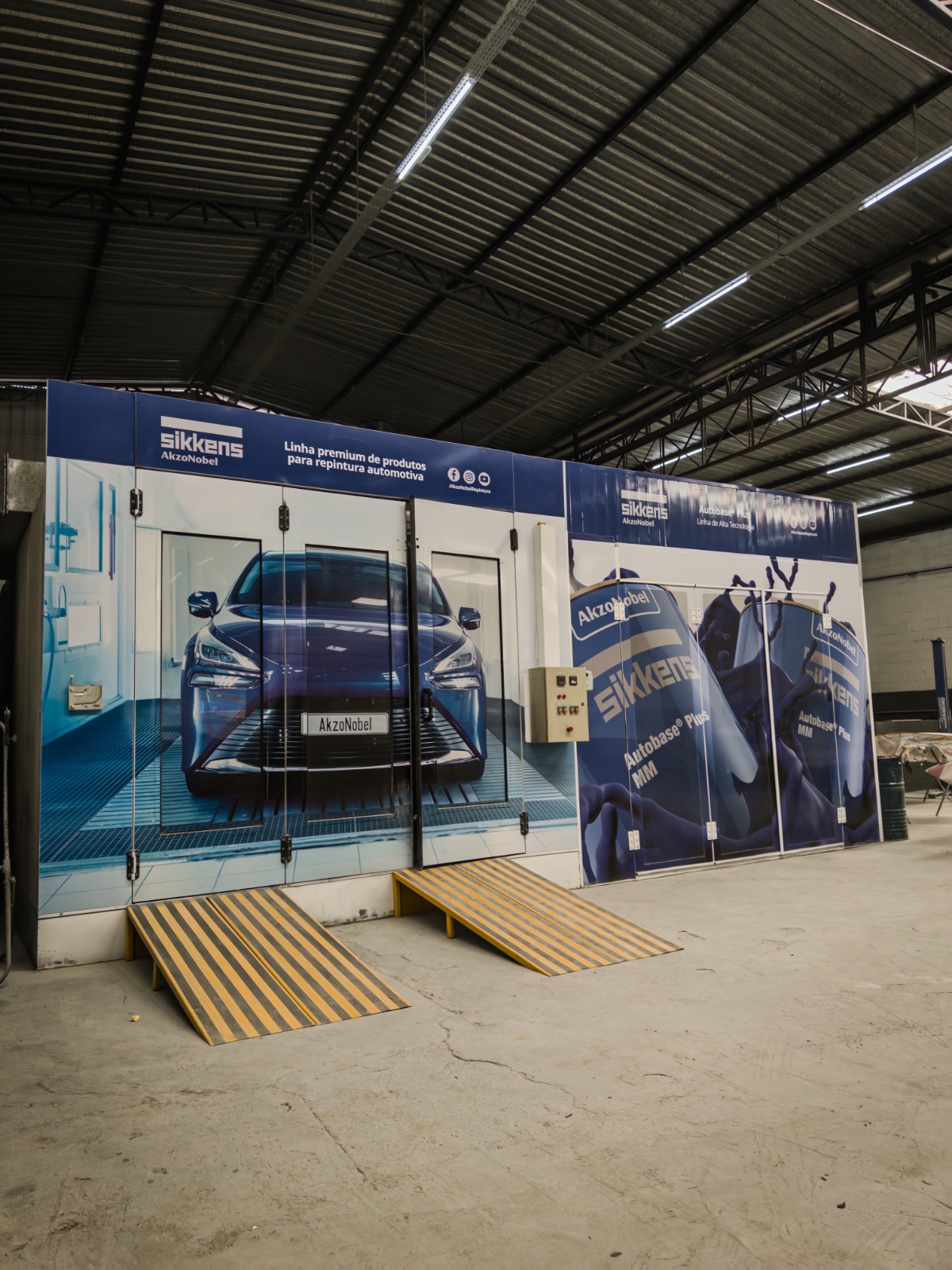 Cabine de pintura externa